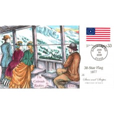 #3403q 38-Star Flag Collins FDC