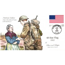 #3403s 48-Star Flag Collins FDC