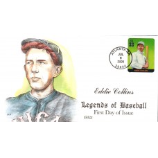 #3408b Eddie Collins Collins FDC