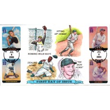 #3408a//t Legends of Baseball Collins FDC