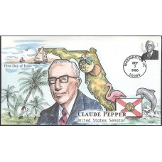 #3426 Claude Pepper Collins FDC