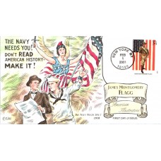 #3502a James Montgomery Flagg Collins FDC