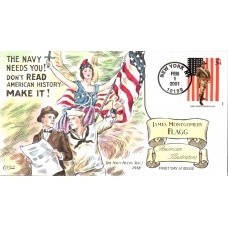 #3502a James Montgomery Flagg Collins FDC