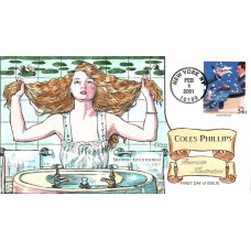 #3502e Coles Phillips Collins FDC