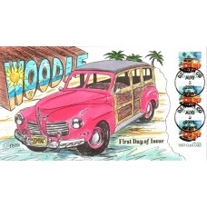 #3522 Woody Wagon Collins FDC