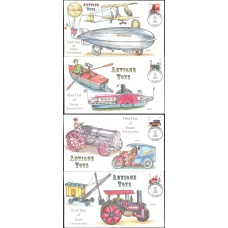 #3642-45 Antique Toys Collins FDC Set