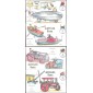 #3642-45 Antique Toys Collins FDC Set