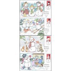 #3676-79 Snowmen Collins FDC Set