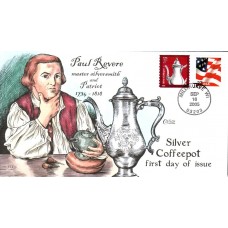 #3759 Silver Teapot Collins FDC