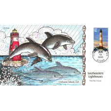 #3789 Morris Island Lighthouse Collins FDC