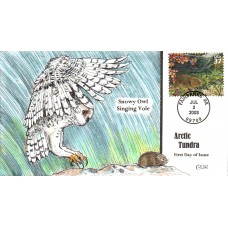 #3802j Singing Vole Collins FDC