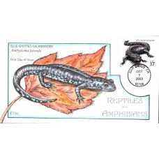 #3815 Blue-spotted Salamander Collins FDC