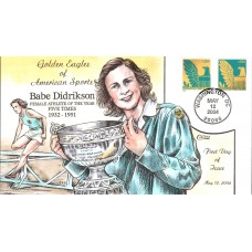 #3848//51 Eagles - Babe Didrikson Collins FDC