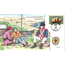 #3854 Lewis and Clark Collins FDC #8