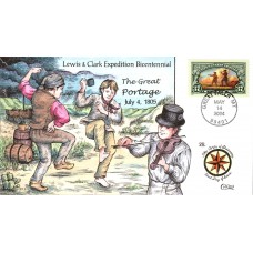 #3854 Lewis and Clark Collins FDC #28