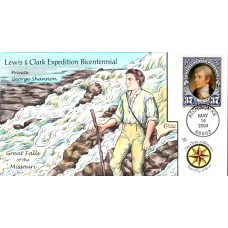 #3855 Meriwether Lewis Collins FDC #10