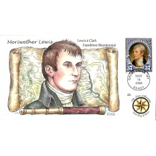 #3855 Meriwether Lewis Collins FDC #44