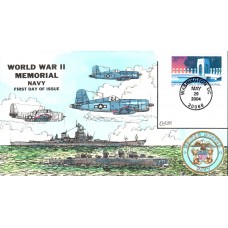 #3862 World War II Memorial Collins FDC