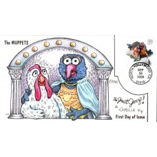 #3944j The Great Gonzo and Camilla Collins FDC