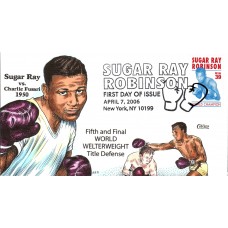 #4020 Sugar Ray Robinson Collins FDC