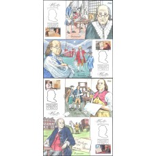 #4021-24 Benjamin Franklin Collins FDC Set