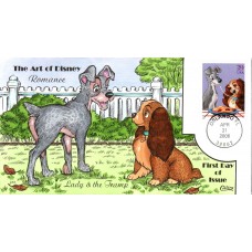 #4028 Lady and the Tramp Collins FDC