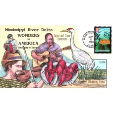 #4058 Mississippi River Delta Collins FDC