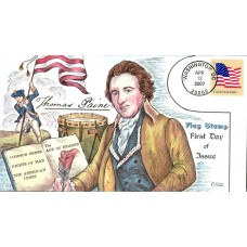 #4130 US Flag Collins FDC