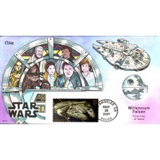 #4143b Millennium Falcon Collins FDC