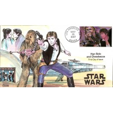 #4143l Hans Solo - Chewbacca Collins FDC