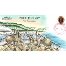 #4164 Purple Heart Collins FDC