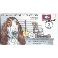 #4278 FOON: Arkansas Flag Collins FDC