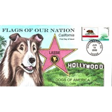 #4279 FOON: California Flag Collins FDC