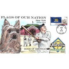 #4310 FOON: New York Flag Collins FDC