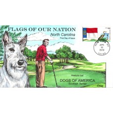 #4311 FOON: North Carolina Flag Collins FDC