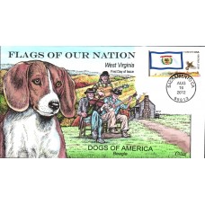 #4329 FOON: West Virginia State Flag Collins FDC