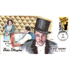 #4336 Vintage Black Cinema Collins FDC