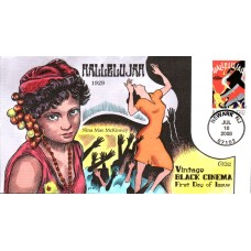 #4340 Vintage Black Cinema Collins FDC