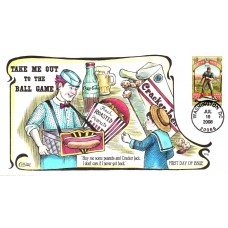 #4341 Take Me Out to the Ballgame Collins FDC