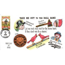 #4341 Take Me Out to the Ballgame Collins FDC