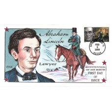 #4381 Abraham Lincoln Collins FDC