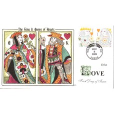 #4404-05 King and Queen of Hearts Collins FDC