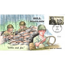 #4445 Bill Mauldin Collins FDC