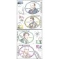 #4541-44 American Scientists Collins FDC Set