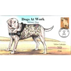 #4606 Military Dog Collins FDC