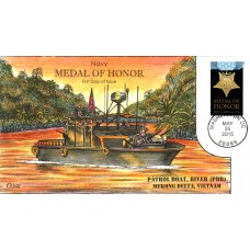 #4822b Navy Medal of Honor Collins FDC