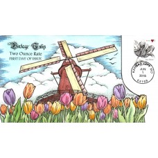 #5002 Vintage Tulip Collins FDC