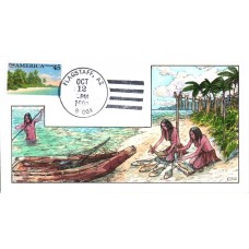 #C127 Caribbean Coast Collins FDC