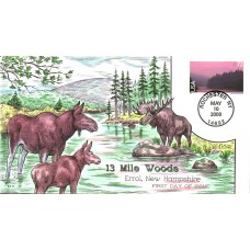 #C144 Thirteen Mile Woods NH Collins FDC