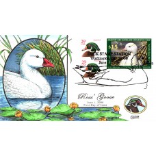 #RW73A Ross' Goose Collins FDC